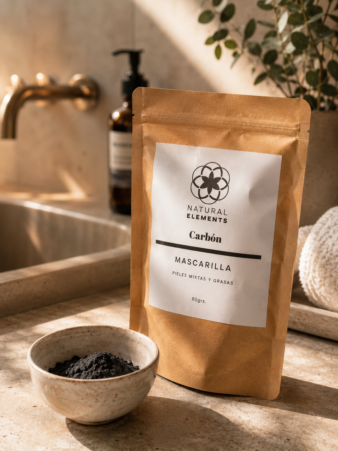 Mascarilla de carbón activado 80g