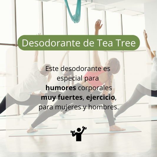 Desodorante Natural de Tea Tree 85g