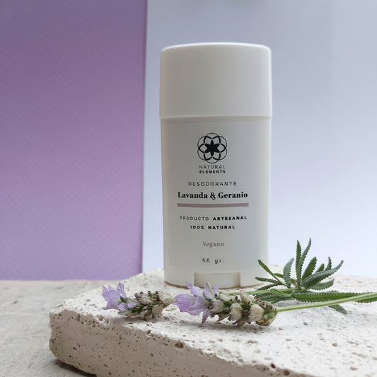 Desodorante Vegano Natural de Lavanda & Geranio 56g