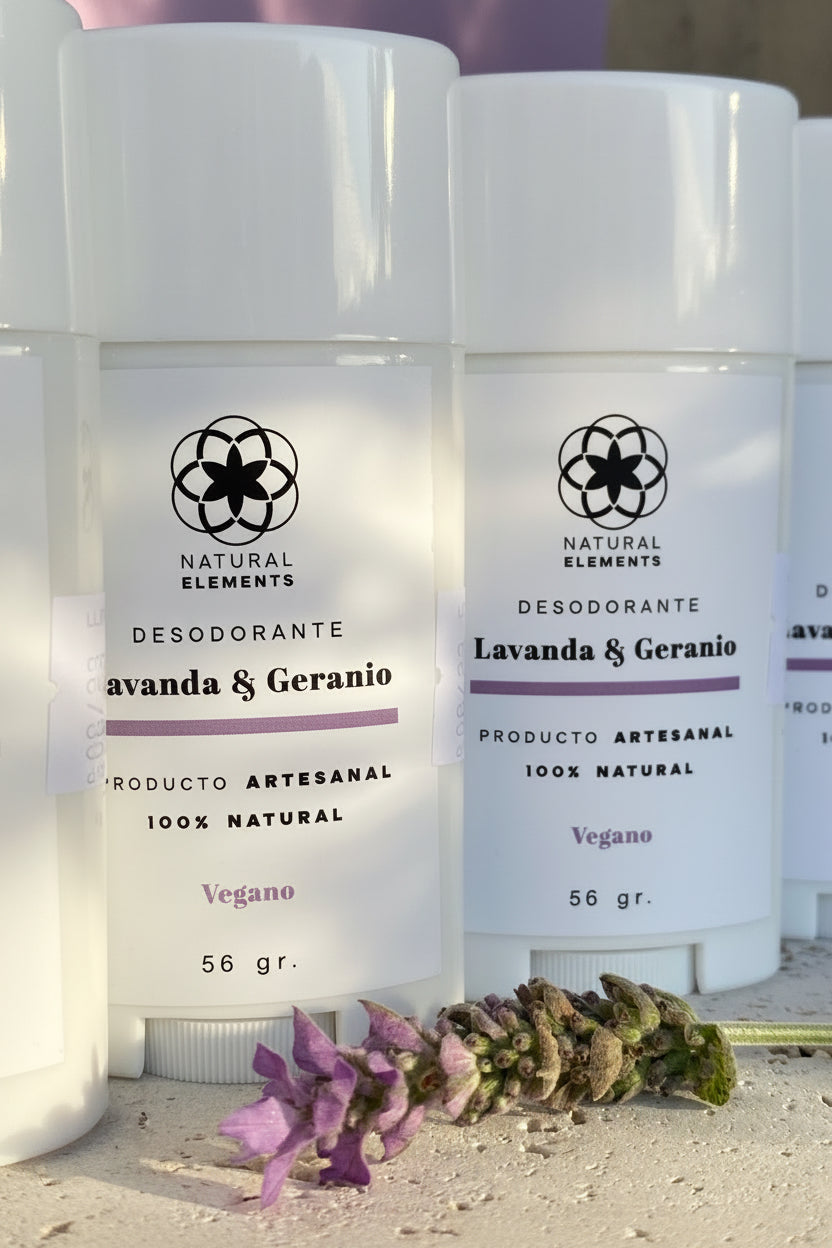 Desodorante Vegano Natural de Lavanda & Geranio 56g
