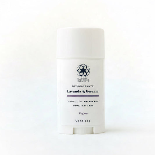Desodorante Vegano Natural de Lavanda & Geranio 56g