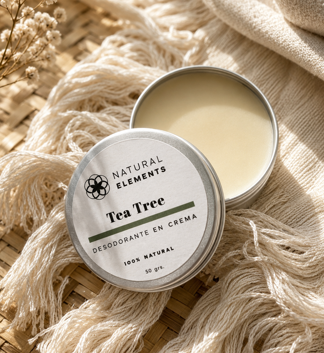 Desodorante Natural  Tea Tree crema 50g (Lata)