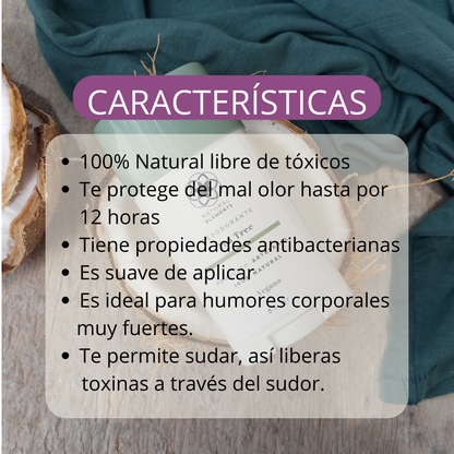 Desodorante Natural de Tea Tree 85g