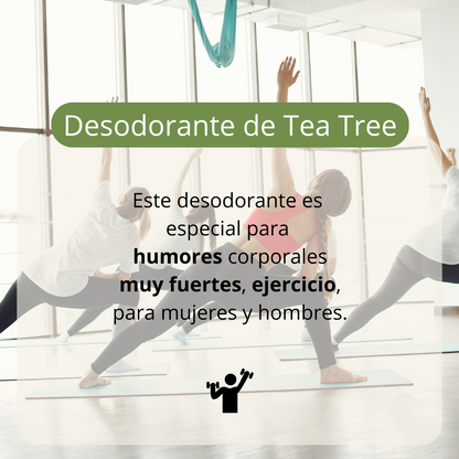 Desodorante Natural de Tea Tree 85g