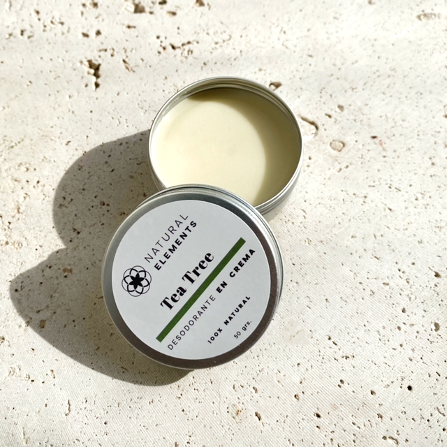 Desodorante Natural  Tea Tree crema 50g (Lata)